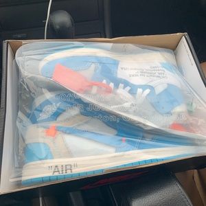 Carolina off white Jordan 1s